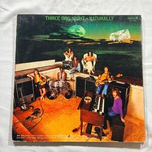 Three Dog Night Naturally Vinyl LP 1970 Dunhill DSX 50088 Joy to the World Rock